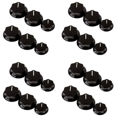 24 Stück Regler Lautstärkeregler Audio Regler für Jazz E-Gitarre 8333