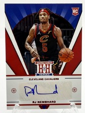 2021-22 Panini Chronicles - Hometown Heroes Rookie Auto RJ Nembhard #HHR-RJN Red
