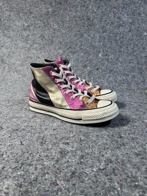 Converse Chuck 70 Hi Metallic Patchwork Leather Sneakers Women s US 5 / EU 37.5