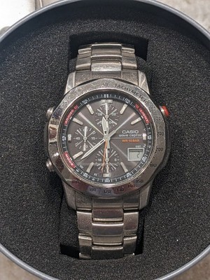 Casio Wave Ceptor WVQ-550 Radio Solar Watch Upgraded with WVQ-400 Dial