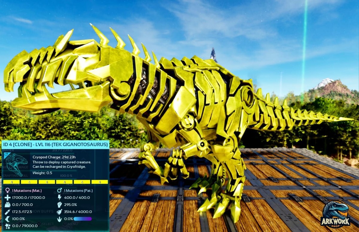 🦖ARK Survival Ascended Tek Giga Solid Colors PVE PS5/XBOX/PC | eBay