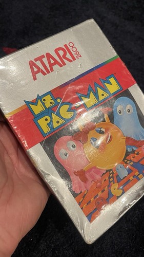 SUPER RARE 1982 Ms. Pac-Man Factory Sealed - Atari 2600 Original Release - Picture 3 of 14