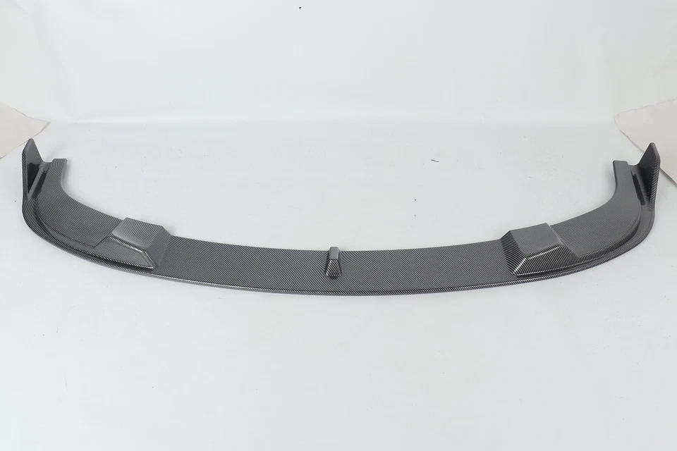 For 2004-10 BMW E60 E61 528i 535i M Tech Front Bumper Lip Splitter Carbon Print Foto 4 de 4