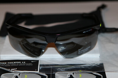 Nike Tailwind 12 Max Optics Semi-Rimless Wrap Men s Sunglasses MADE IN ITALY NEW