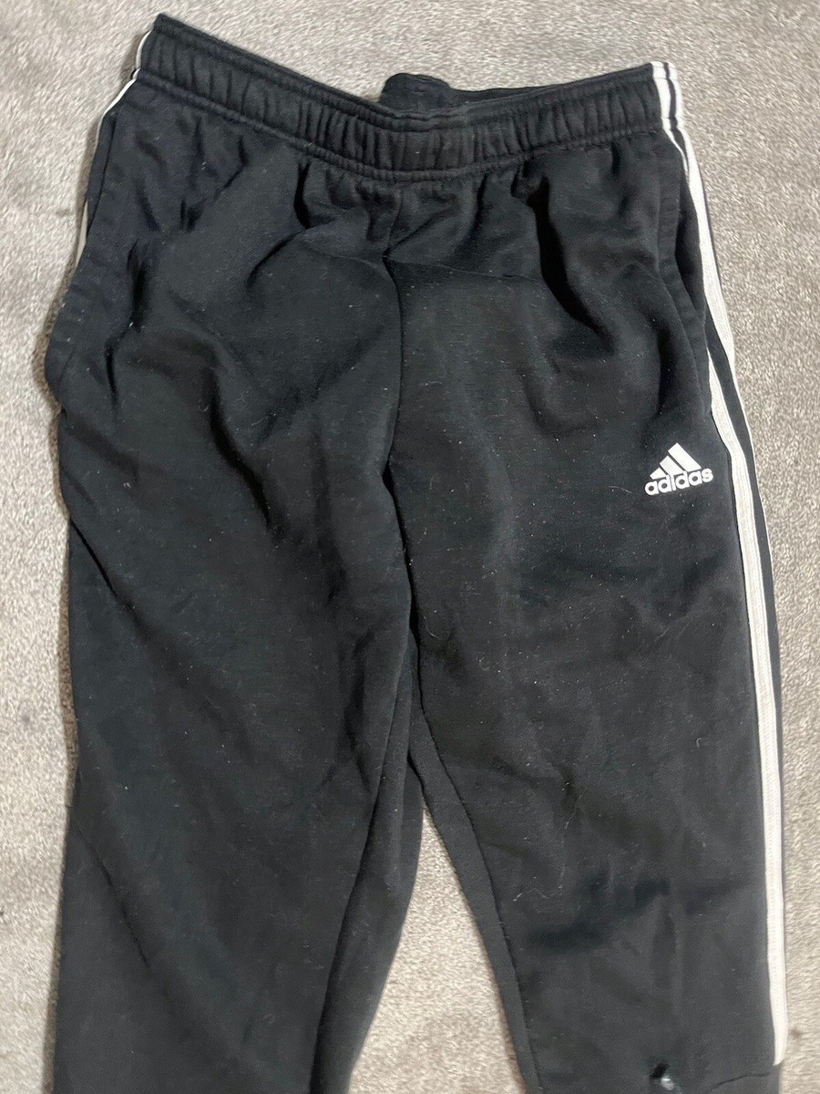 Adidas Primegreen Track Pants Mens Medium Black Athletic Zip Ankle