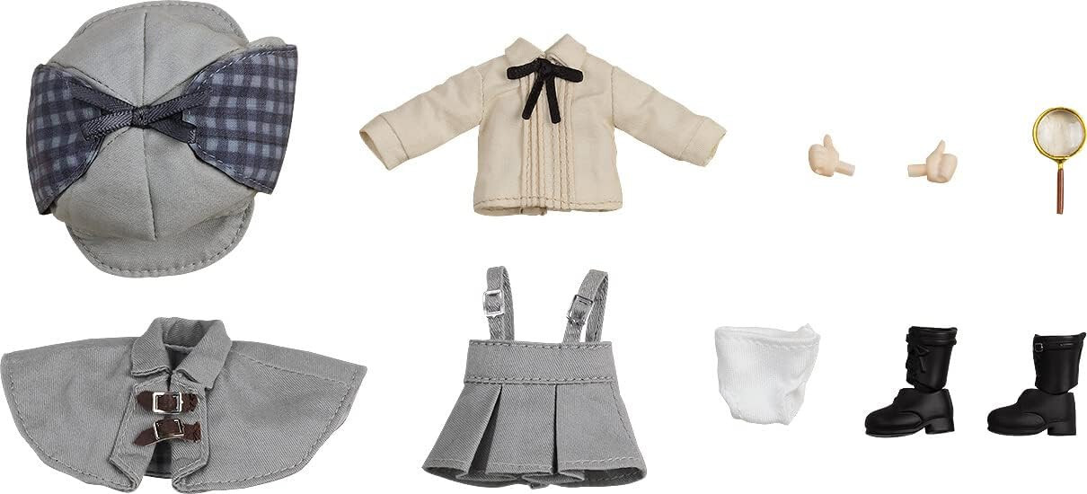 Комплект одежды для куклы GOOD SMILE Nendoroid Doll Detective Girl (серый) с отслеживанием изменений
