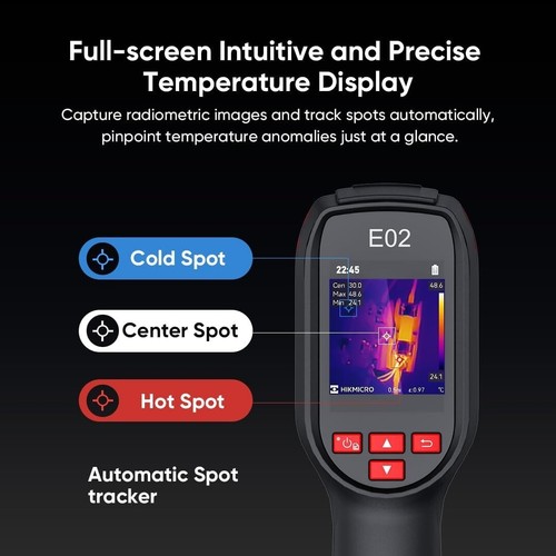 HIKMICRO E02 Thermal Imaging Camera with Upscaled 240X240 Superir Resolution, Du - Picture 7 of 9
