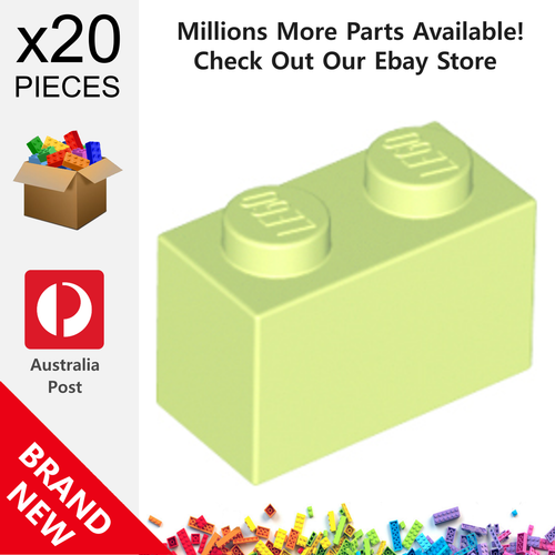 20x Genuine LEGO™ - 1 x 2 Bricks - 3004 3004f1 3004f2 93792 New Brick Parts - Picture 44 of 44