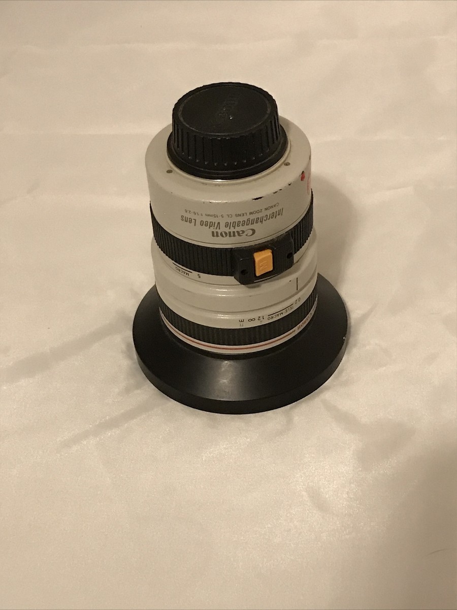 Objectif Canon CL 5-15mm F/1.6-2.6 - Monture VL - Zoom Pour Vidéo - Occasion Fonctionnel