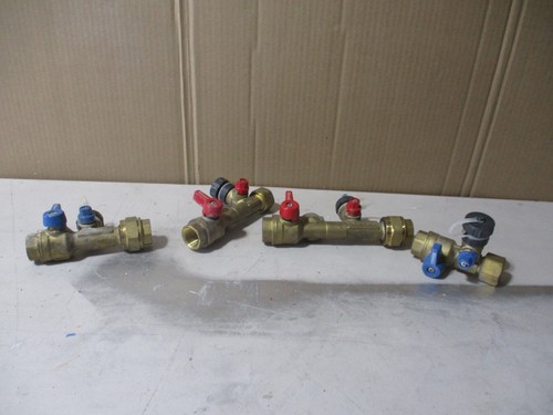 d79) Four (4) Rinnai Matsui Plumbing Isolation Valves NSF/ANSI 61 New ...