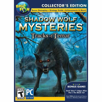 BIG FISH PC DVD SHADOW WOLF MYSTERIES TRACKS OF TERROR COLLECTOR'S EDITION