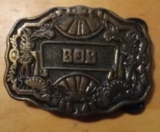 Vintage BOB Belt Buckle. Oden Inc
