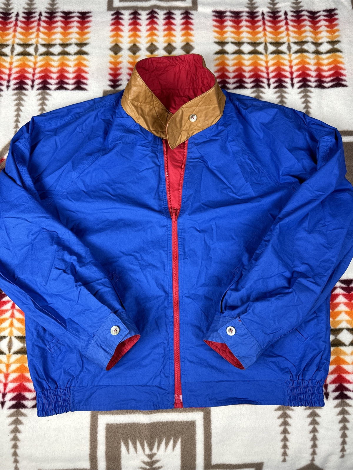 Marine Tech Reversible Vintage Bomber Sailing Jacket … Gem