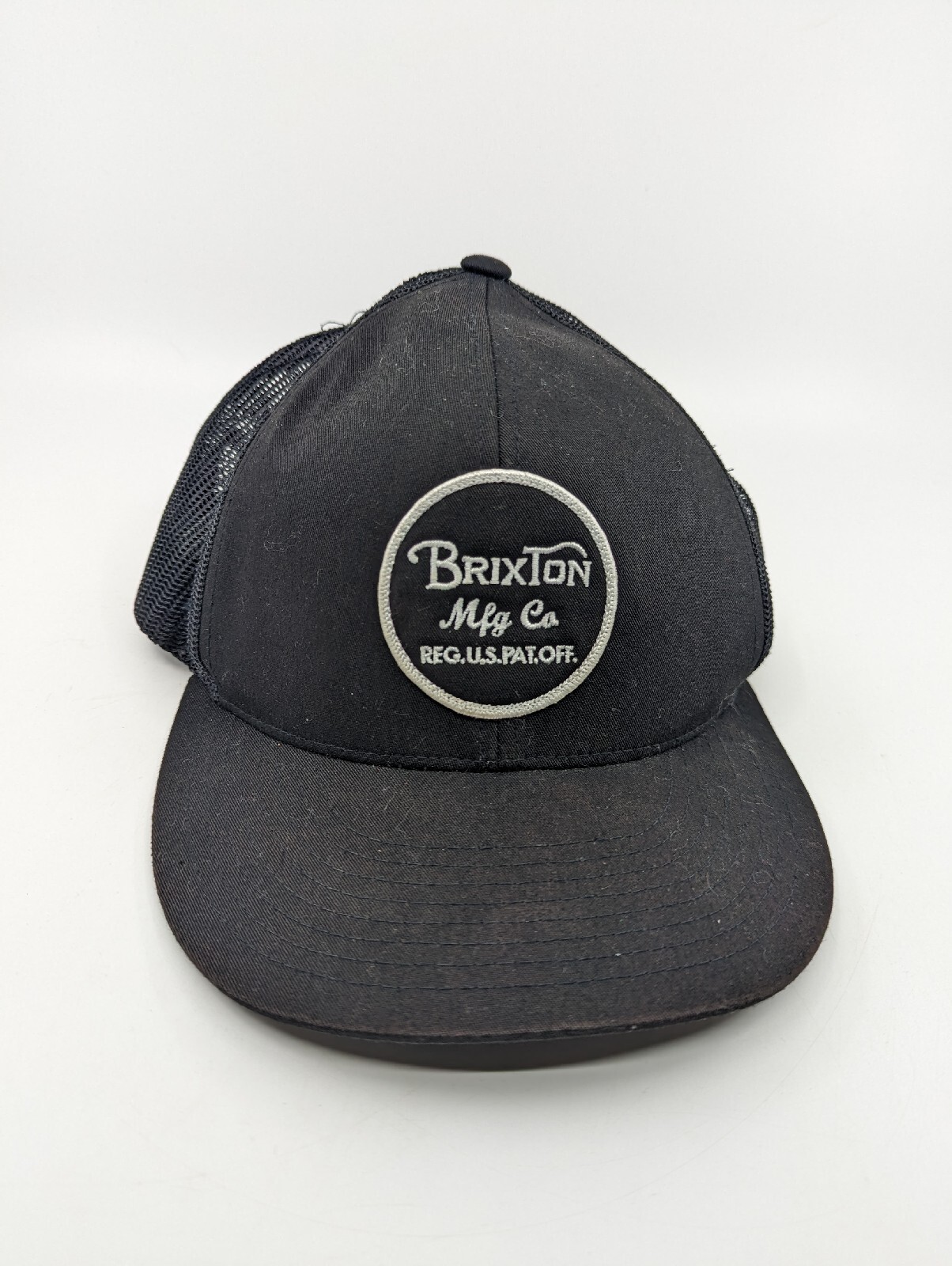 BRIXTON MFG CO Embroidered Brand Logo Trucker Snapbac… Gem