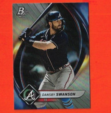 2022 Bowman Platinum Baseball, Base Card #100 DANSBY SWANSON   Braves