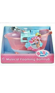 baby born musical foaming bathtub