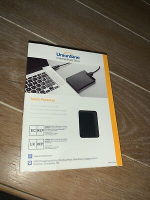 UnionSine DataPocket 500GB External Hard Drive - Black (HD2510