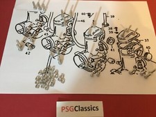 Suzuki GS850 Carburettor Screws with Rectangle Carb Cap Bolts Stainless Kit GS
