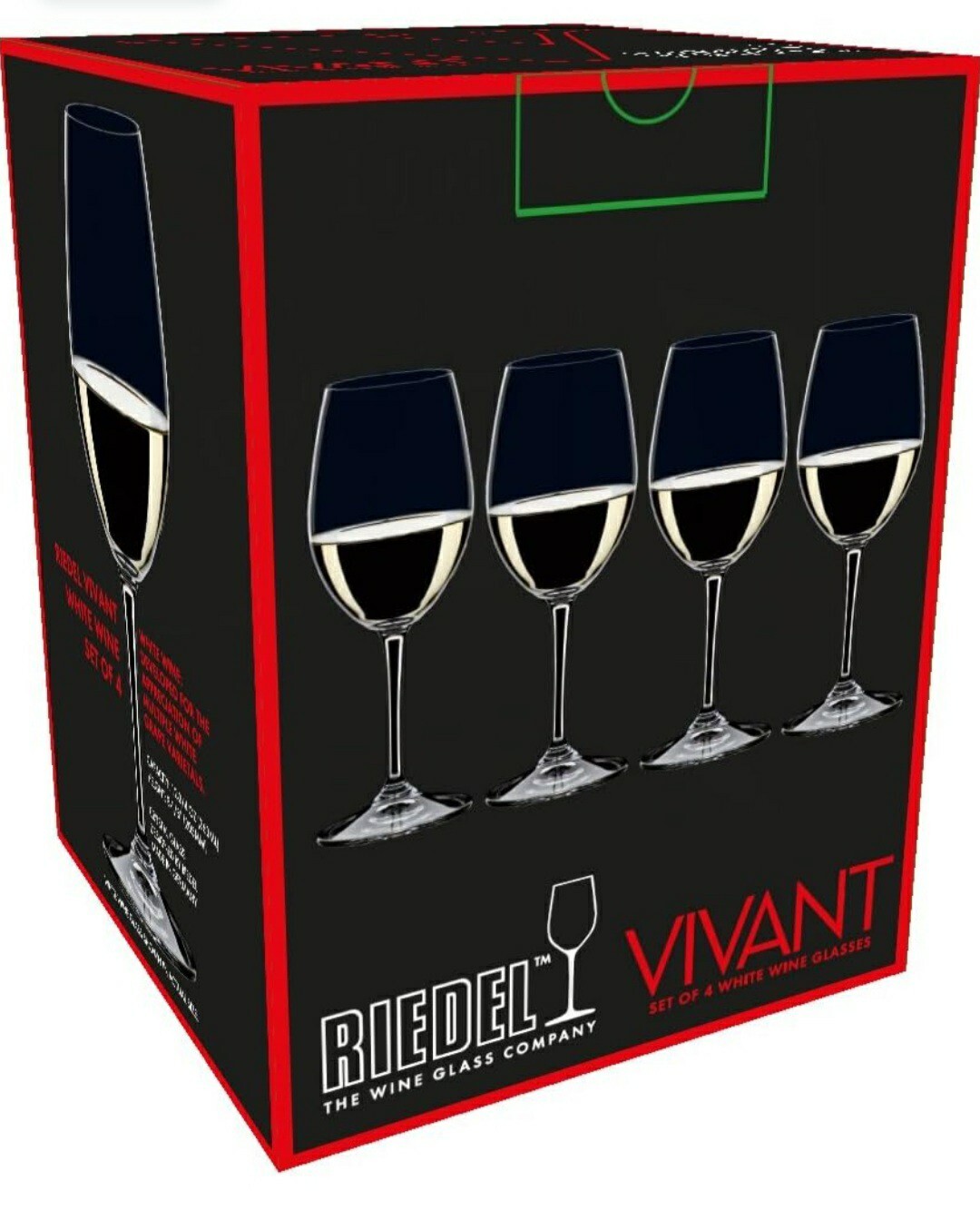 Riedel VIVANT White Wine Crystal Glasses Germany Set of 4 8 1/8" 123/4 oz 632868484014 eBay