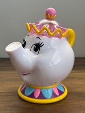 Disney MRS. POTTS Teapot Bubbling Confetti Popping WORKS Toy Beauty  the Beast