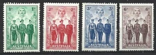 AUSTRALIA GVI 1940 Set of 4 Imperial Forces, Sg 196/99, M/Mint. {AV3125-42}