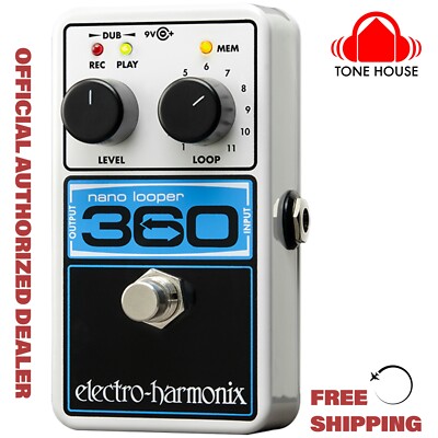 Electro-Harmonix Nano Looper 360 - Looper Pedal   New