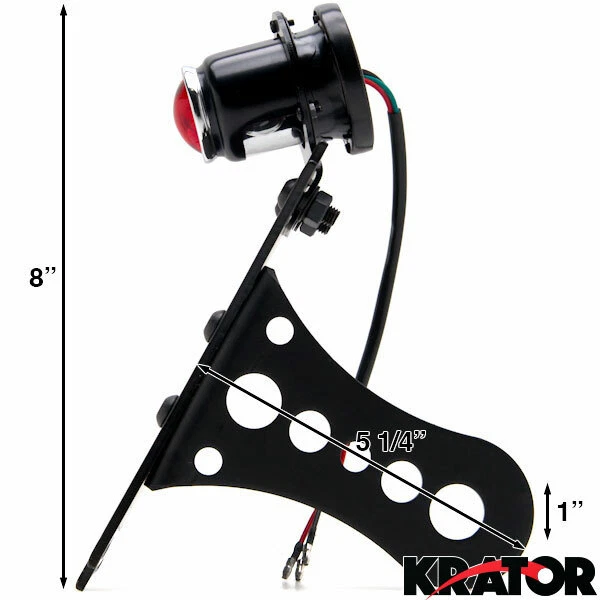 Soporte de placa de luz trasera para Honda VT Shadow Spirit Velorex Deluxe 600 750 1100 Foto 2 de 4