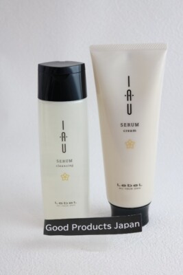 Lebel iau SERUM Cleansing Shampoo 200 ml & Cream Treatment 200 g Set
