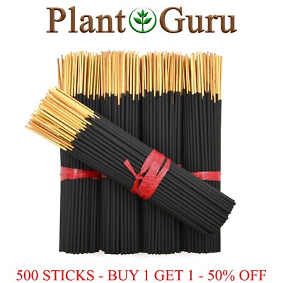 500 Incense Sticks 7'' Bulk Wholesale Pack Hand Dipped Mix Match Variety Lot