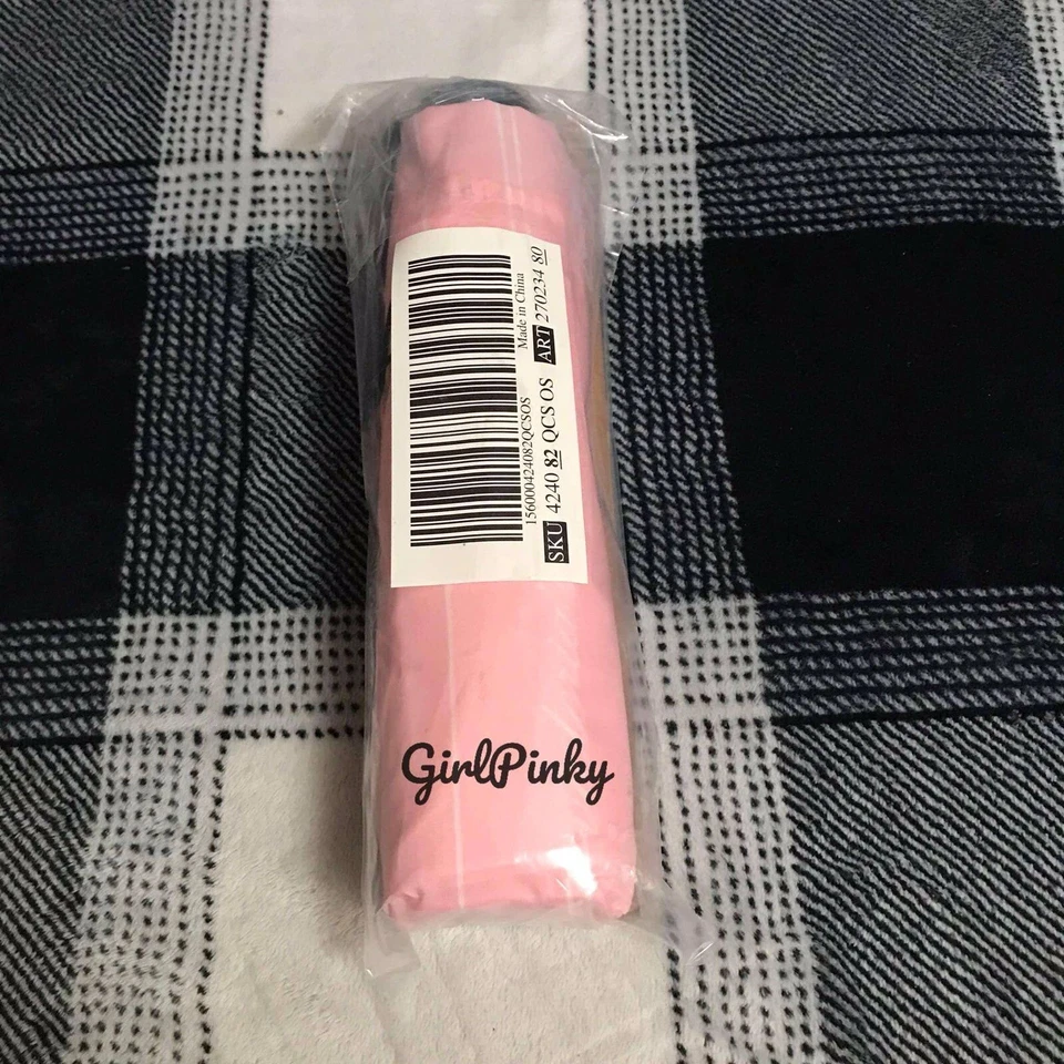 VS UMBRELLA IN THE ICONIC PINK STRIPES LOGO ALL NEW WITH TAGS - Image 2 of 4