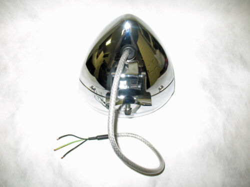 (2) Big Rig Custom American Iron Horse Headlights PIAA Chrome H4 LED Hi/Lo X0773 - Picture 4 of 8