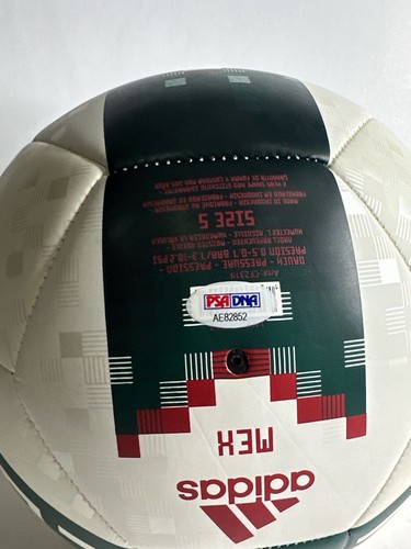 Carlos Vela Signed Adidas Mexico Soccer Ball Size 5 PSA AE82852 - Picture 4 of 4