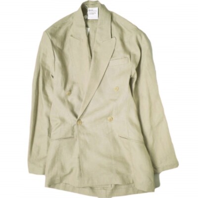 HED MAYNER 22SS FALLING BACK DOUBLE BREASTED JACKET SS22_J22 HED MAYNER 22SS FALLING BACK DOUBLE BREASTED JACKET SS22_J22