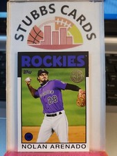 2021 TOPPS 1986 35TH ANNIVERSARY INSERT #86B-57 NOLAN ARENADO ROCKIES CARDINALS
