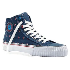 PF FLYERS PM14OH7B ROLLAND BERRY CENTER HI Mn's (M) Navy Canvas Hi-Top Skate Sho