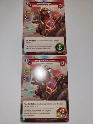 ×2 Altered Karten Axiom BTG-005-F Recorder - Rare DE