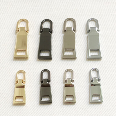 10/5x Reißverschluß Anhänger Griff Zipper Ersatz für Reißverschluss RV Schieber>