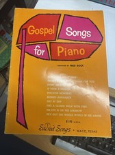 Gospel songs for piano arranged by Fred Bock