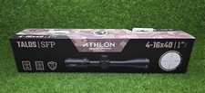 Athlon TALOS 4-16x40mm SF Riflescope w/ SFP Mil-Dot Reticle, Black - 215009