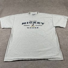 Vintage 90's Gear For Sports Mickey Mouse Shirt Size XXL Gray Made In USA