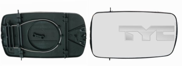 Right TYC 310-0009-1 Mirror Glass, outside mirror for FORD