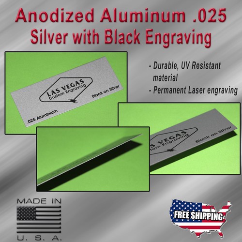 Serial ID# Plate - TESLA Compatible - Custom Engraving of your # included - Picture 3 of 3