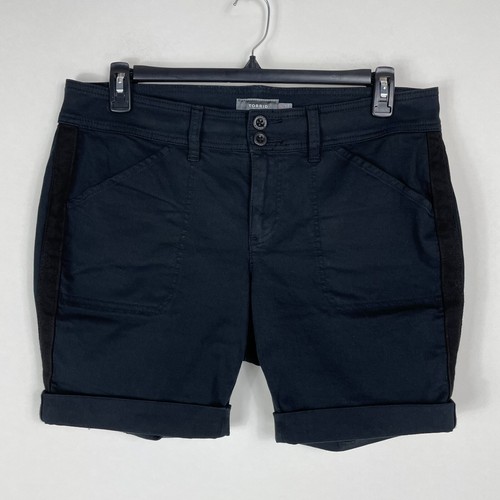 Torrid Bermuda Aviator Stretch Twill Mid-Rise Short Women's Size 12 Black Summer