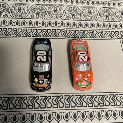 Home Depot Peanuts Edition Tony Stewart 1/64 Diecast Cars Set Of 2