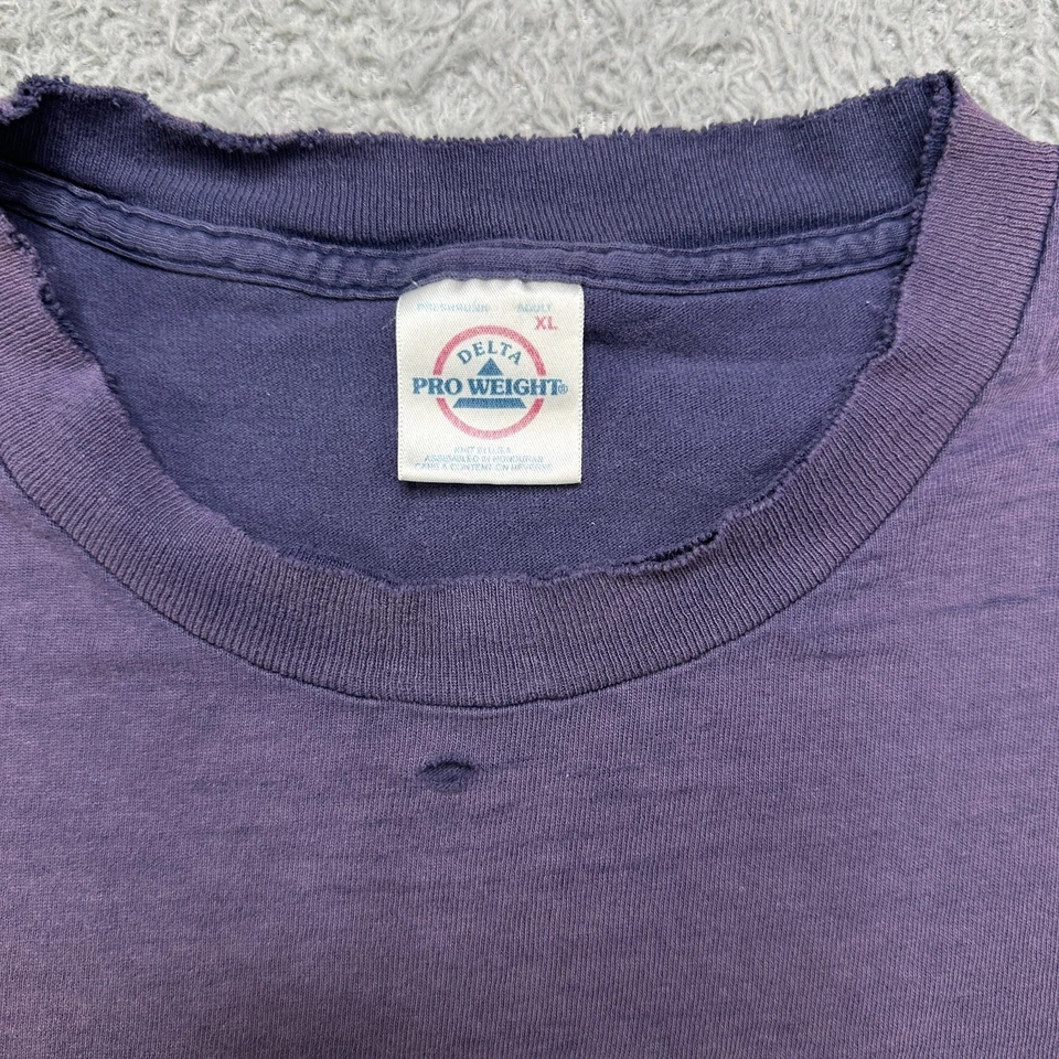 Camiseta De Colección Años 90 Marina de los Estados Unidos Sin Mangas XL Desteñida Delgada Burn Out Thrashed Delta EE. UU. Foto 4 de 4