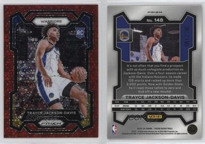 2023-24 Panini Prizm Fast Break Red /100 Trayce Jackson-Davis #148 Rookie RC