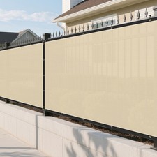 Recinzione 4' 5' 6' 8' alta privacy copertura parabrezza rete giardino-beige