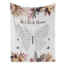 Bereavement Blanket, 60''x50'', Sympathy  Memorial Gift for Loss of Loved On...