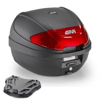Set Bauletto E300N2B [ Givi ] + Platte Suzuki Burgman 125 2010 2011 2012 2013