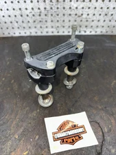 Harley 2” Risers Used Riser Top Clamp Black Oem Used (#680)